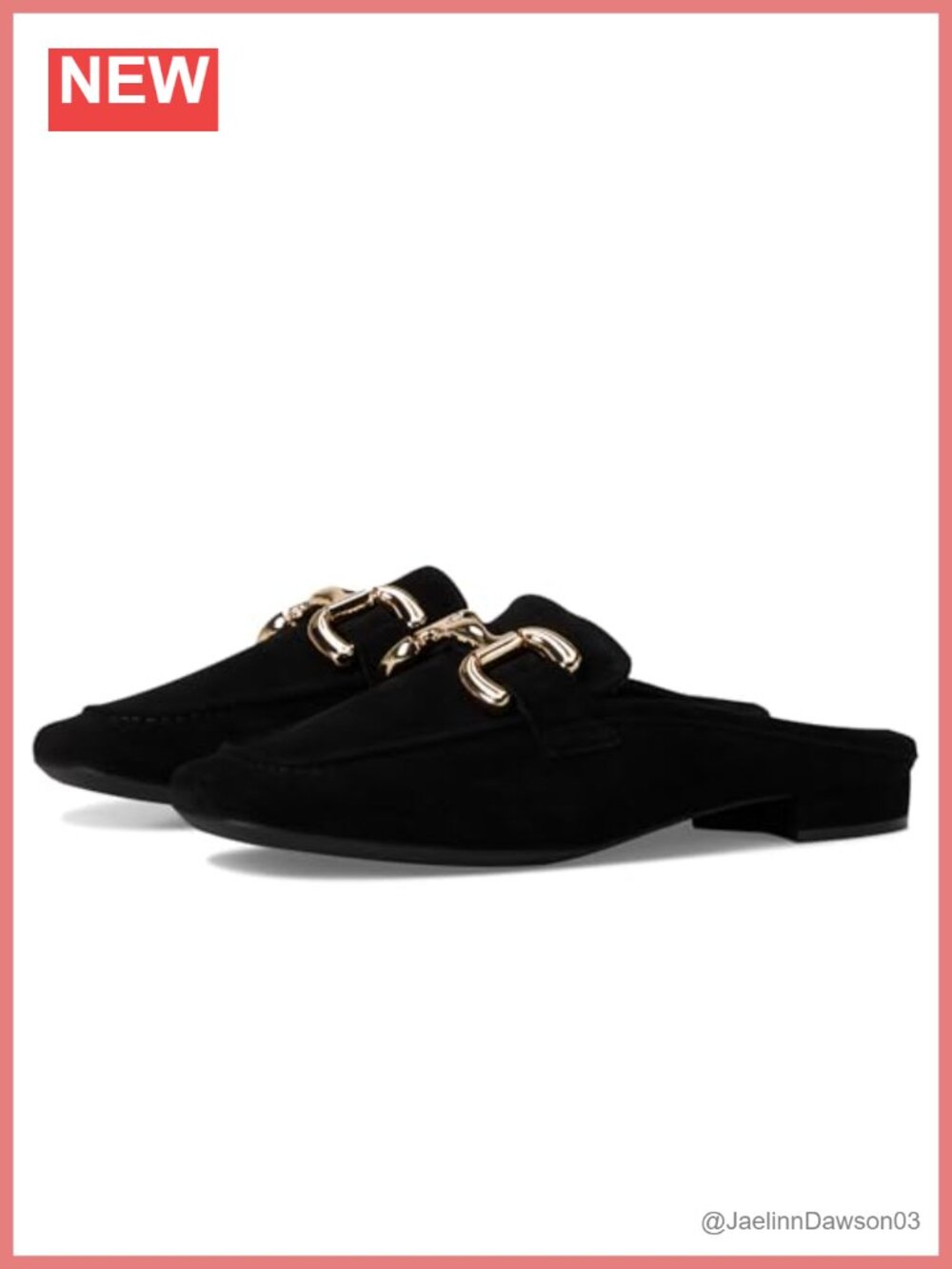 Suede Mules Slip-On Block Heel Cushioned